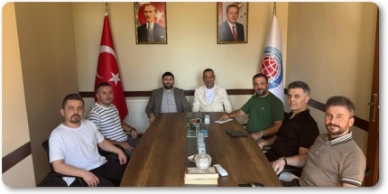 Erkan Güngör, AK Parti İlçe Başkanı Semih Tezcan’ı Ağırladı